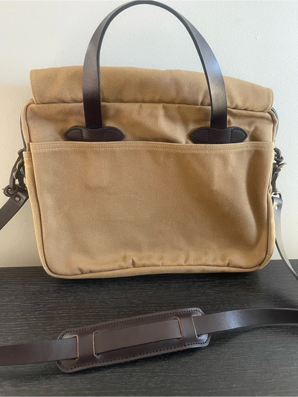 Filson Rugged Twill Original Briefcase in Tan